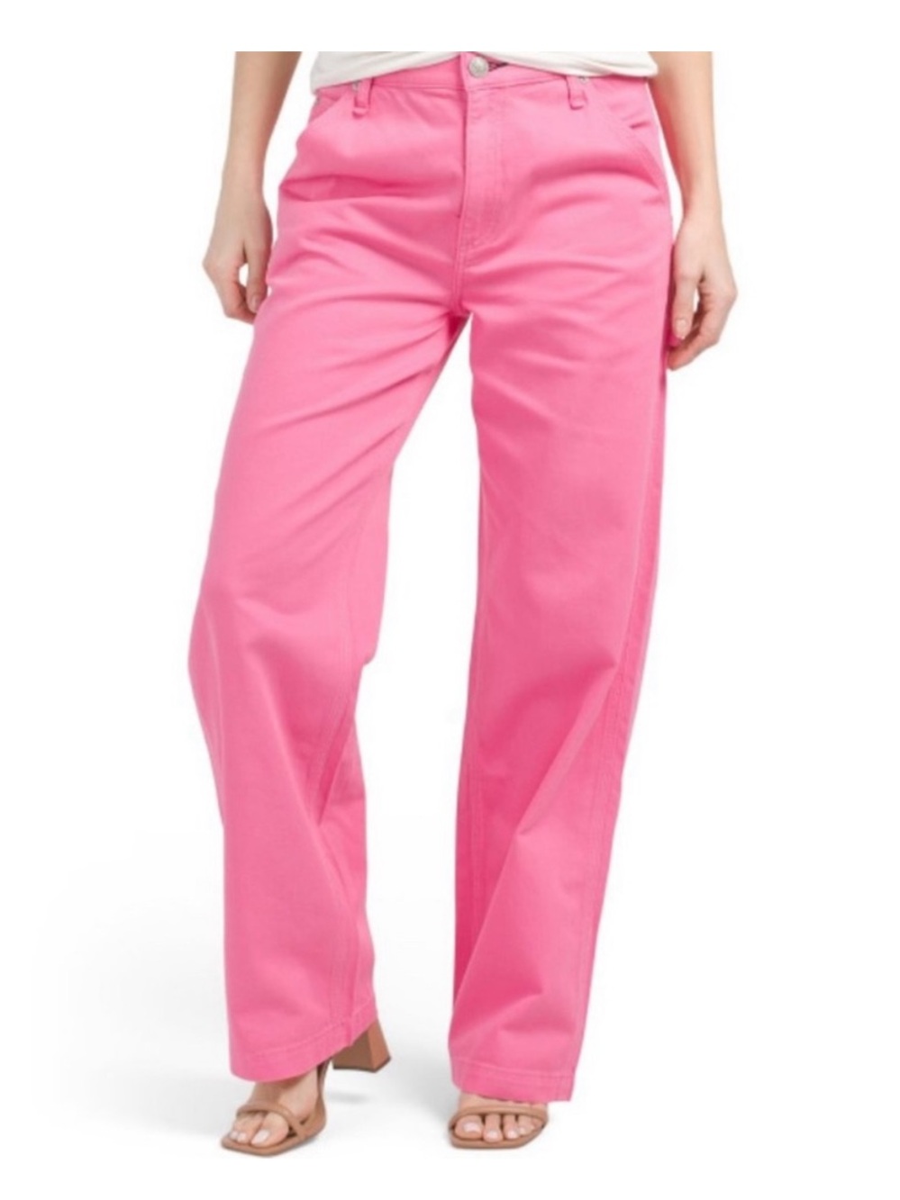 Rag & Bone Sid Carpenter Cargo Jeans Bright Pink Size 25
